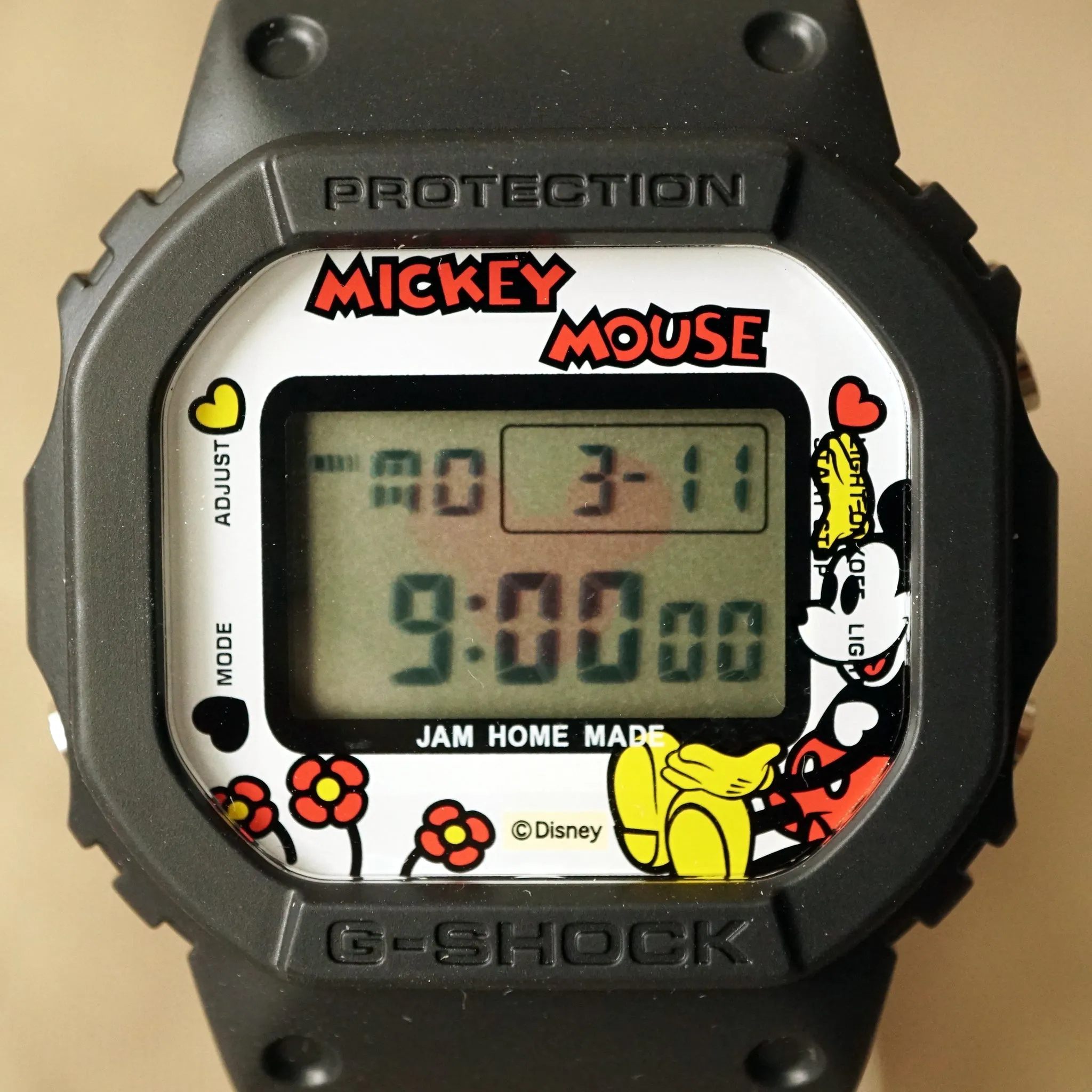 2010 CASIO G-SHOCK DW-5600VT JAM HOME MADE X SHIPS JET BLUE MICKEY EDITION MINT
