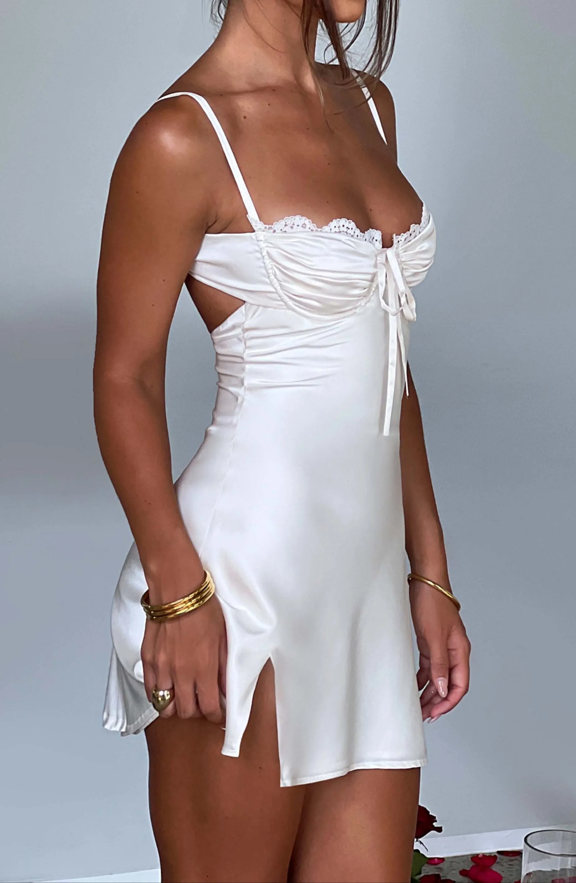 Alessia mini dress - ivory