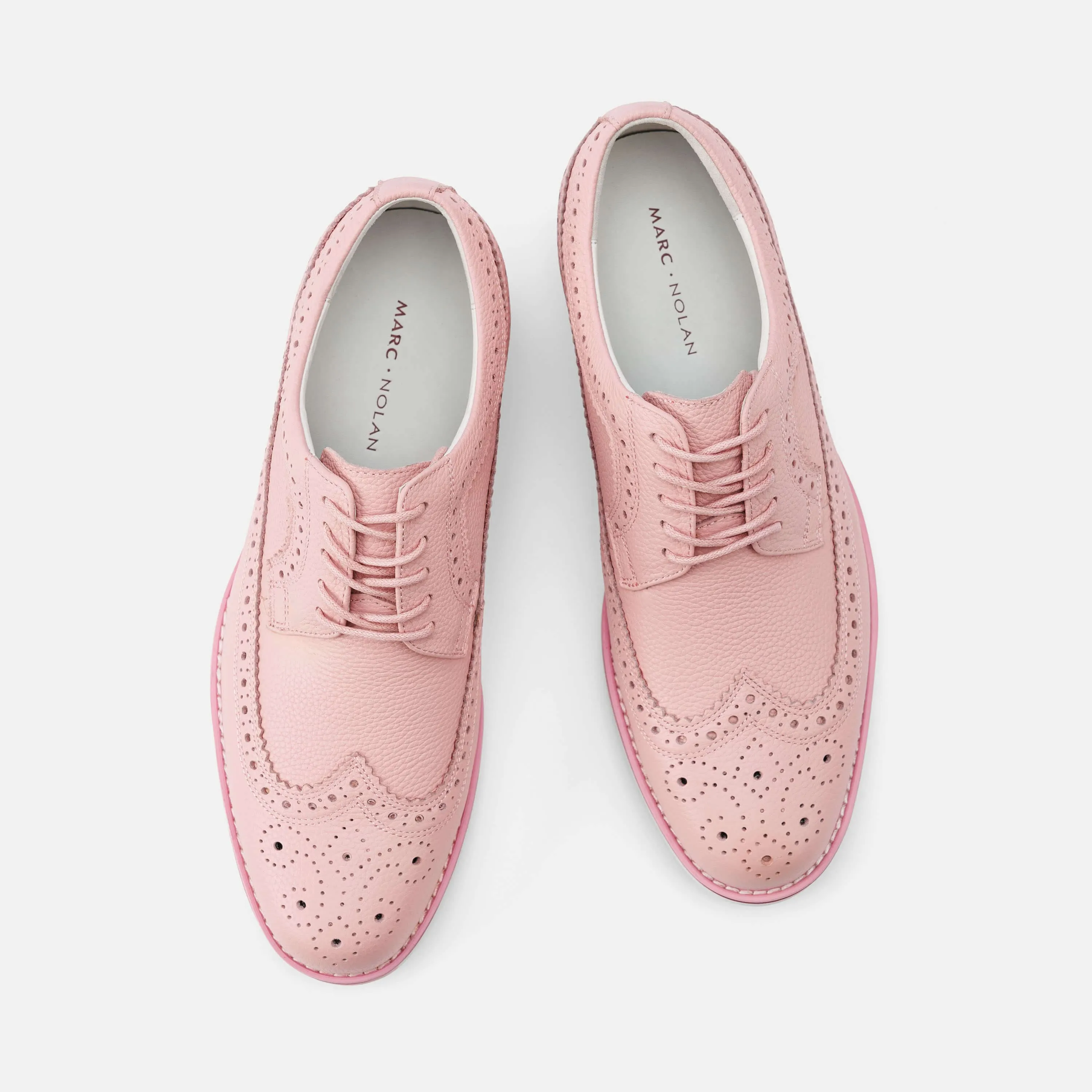 Alexander Pink Leather Longwing Sneakers