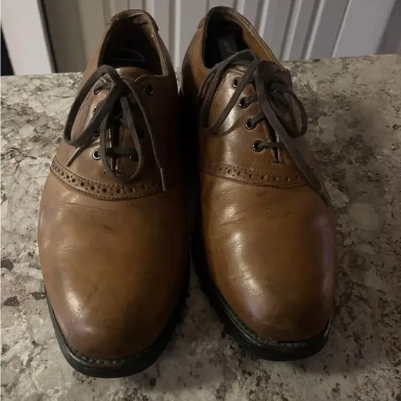 Allen Edmonds Corporate‎ Casuals Oxfords Leather Shoes Cap Toe Size 9.5D