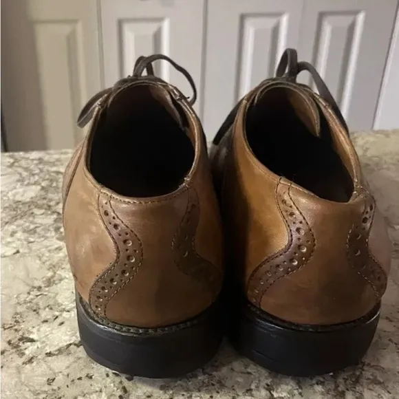 Allen Edmonds Corporate‎ Casuals Oxfords Leather Shoes Cap Toe Size 9.5D