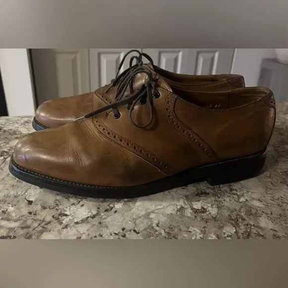 Allen Edmonds Corporate‎ Casuals Oxfords Leather Shoes Cap Toe Size 9.5D
