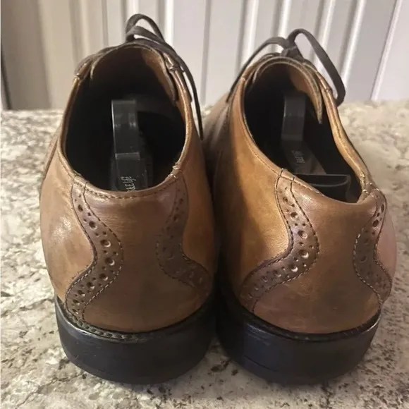 Allen Edmonds Corporate‎ Casuals Oxfords Leather Shoes Cap Toe Size 9.5D