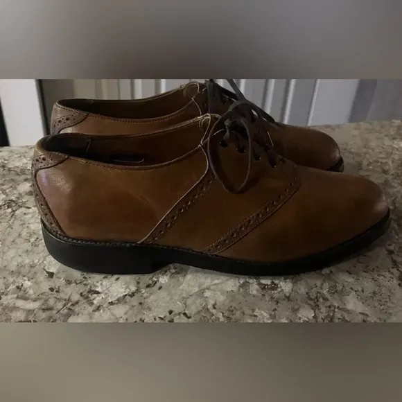 Allen Edmonds Corporate‎ Casuals Oxfords Leather Shoes Cap Toe Size 9.5D