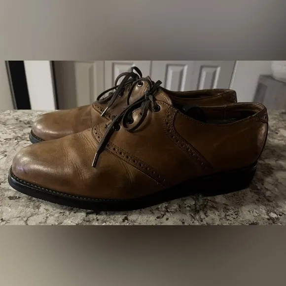 Allen Edmonds Corporate‎ Casuals Oxfords Leather Shoes Cap Toe Size 9.5D