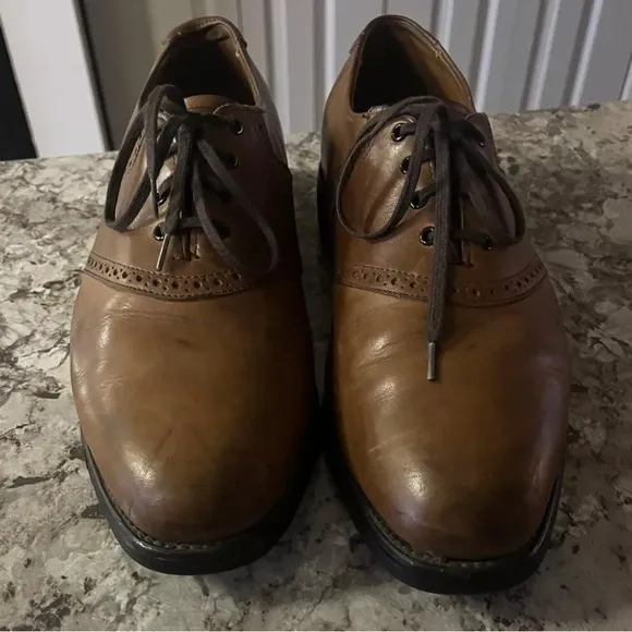 Allen Edmonds Corporate‎ Casuals Oxfords Leather Shoes Cap Toe Size 9.5D