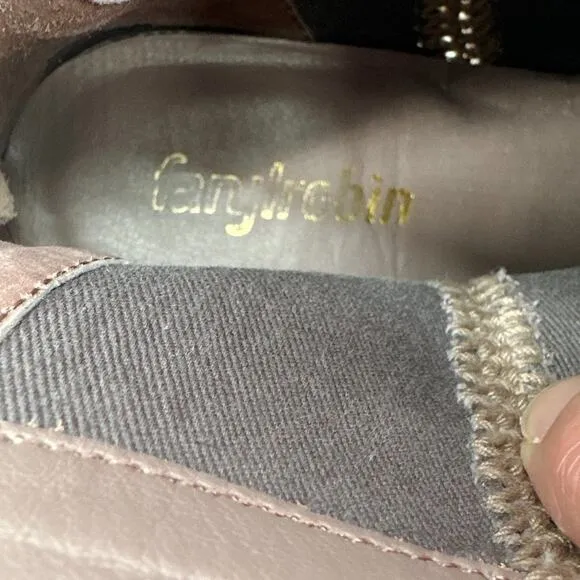 ANTHROPOLOGIE x Farylrobin Stitched Suede Ankle Boots 6.5