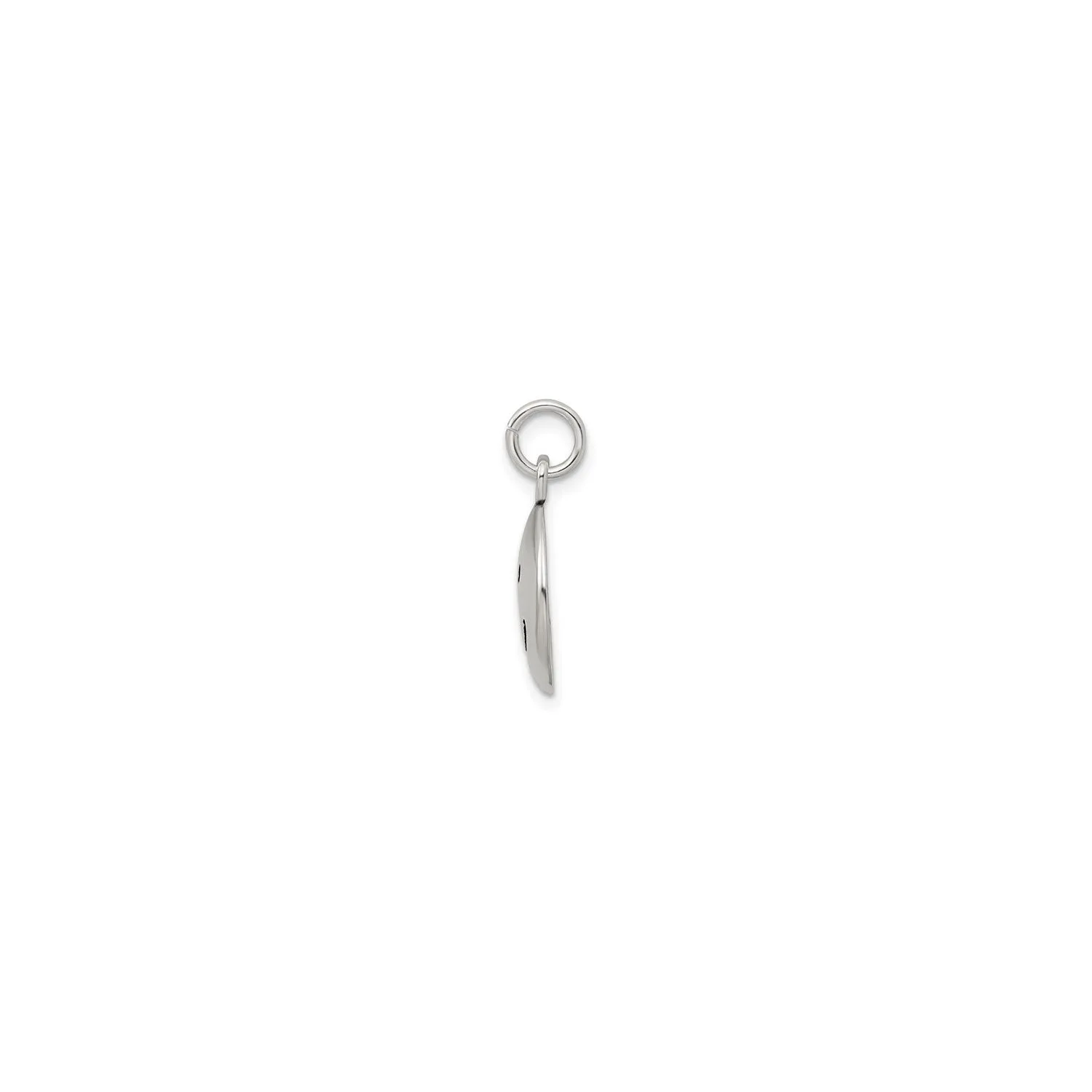 Antique Smiley Face Pendant (Silver)