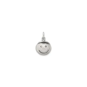 Antique Smiley Face Pendant (Silver)