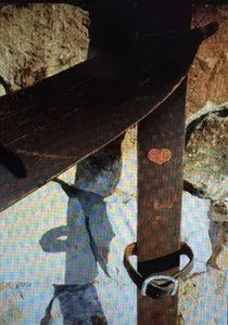 Antique Vintage The Winner Line Skis 1920 Near Mint Condition