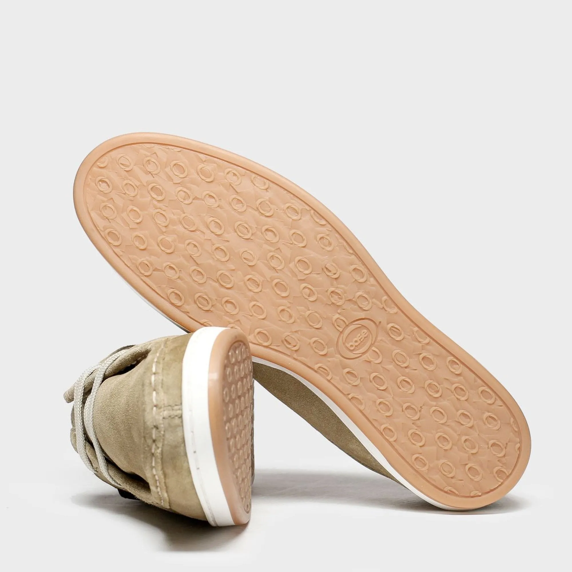 Base London Dougie Suede Shoes Taupe