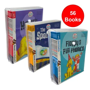 Biff, Chip and Kipper Stage 1-3 Read with Oxford: 56 Books Collection Set Pack