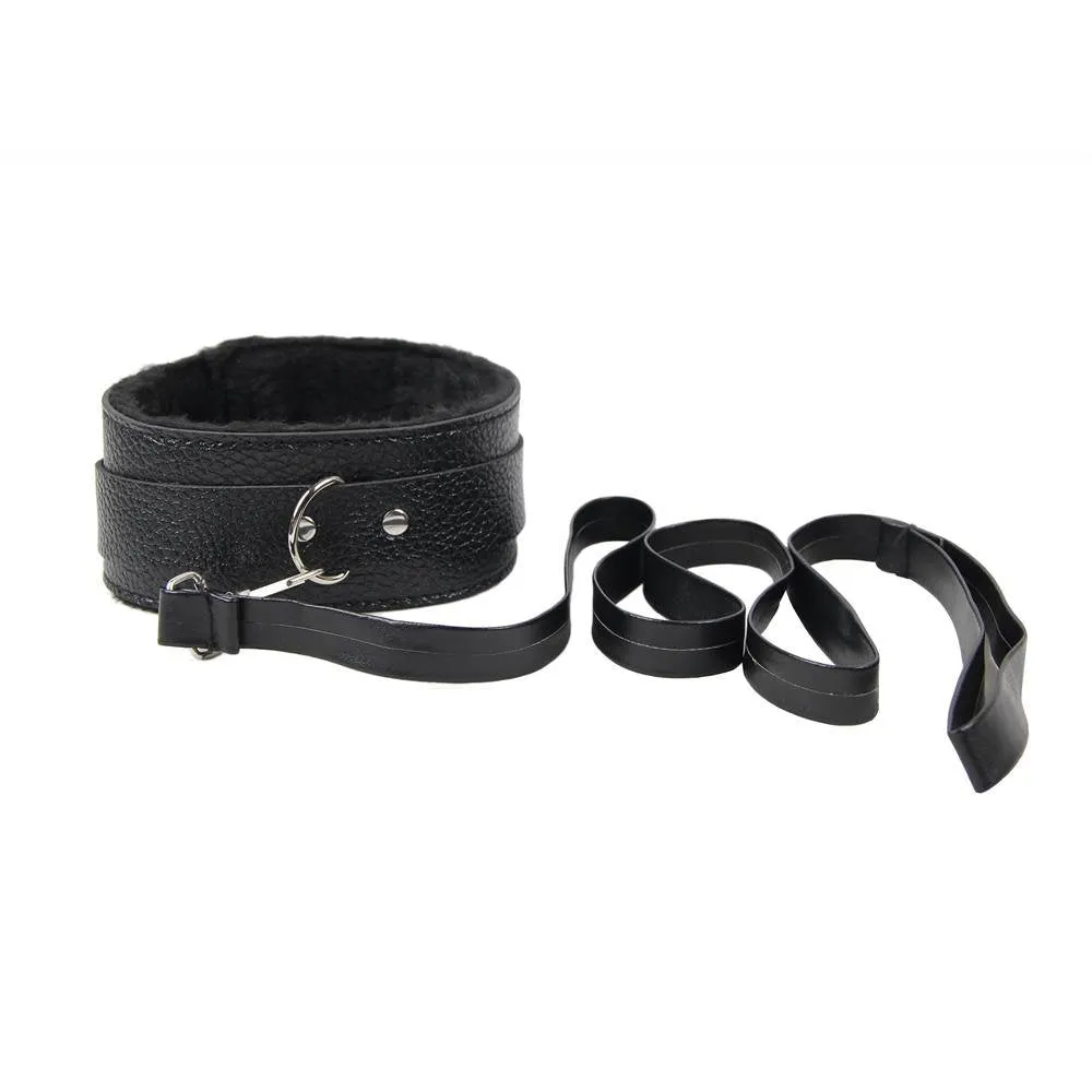 Black Leather Bondage Adult Sexy Toys BDSM