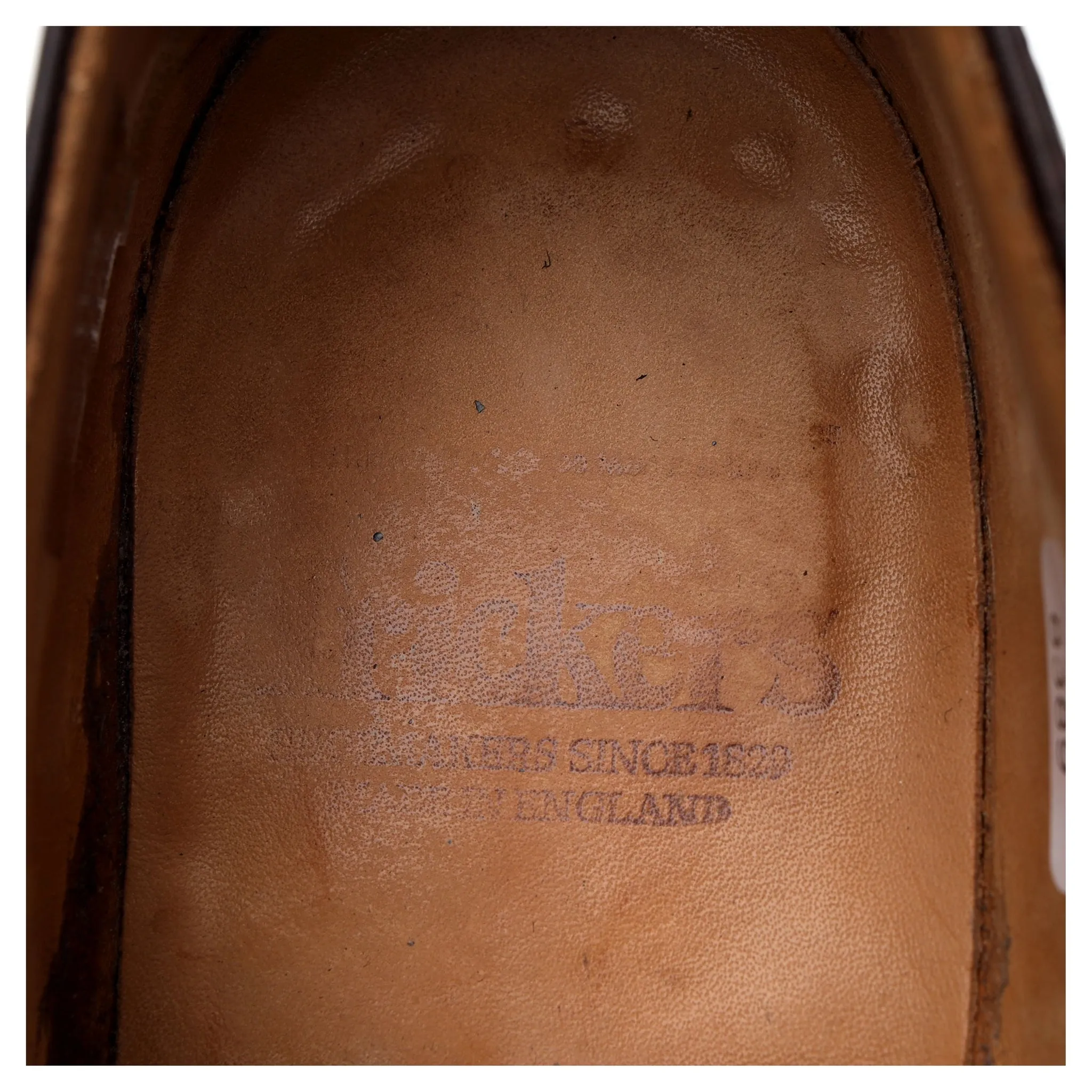 'Bourton' Dark Brown Kudu Leather Derby Brogues UK 11