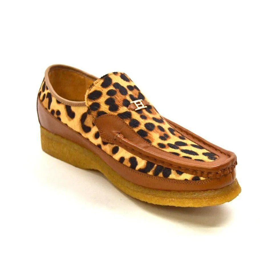 British Walkers Power 2 Limited Edition Men's Leopard Pony Skin Leather