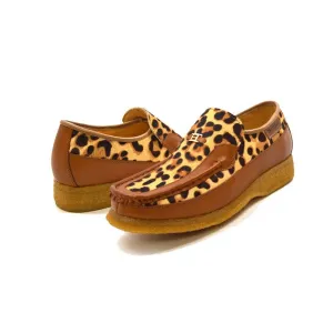 British Walkers Power 2 Limited Edition Men's Leopard Pony Skin Leather