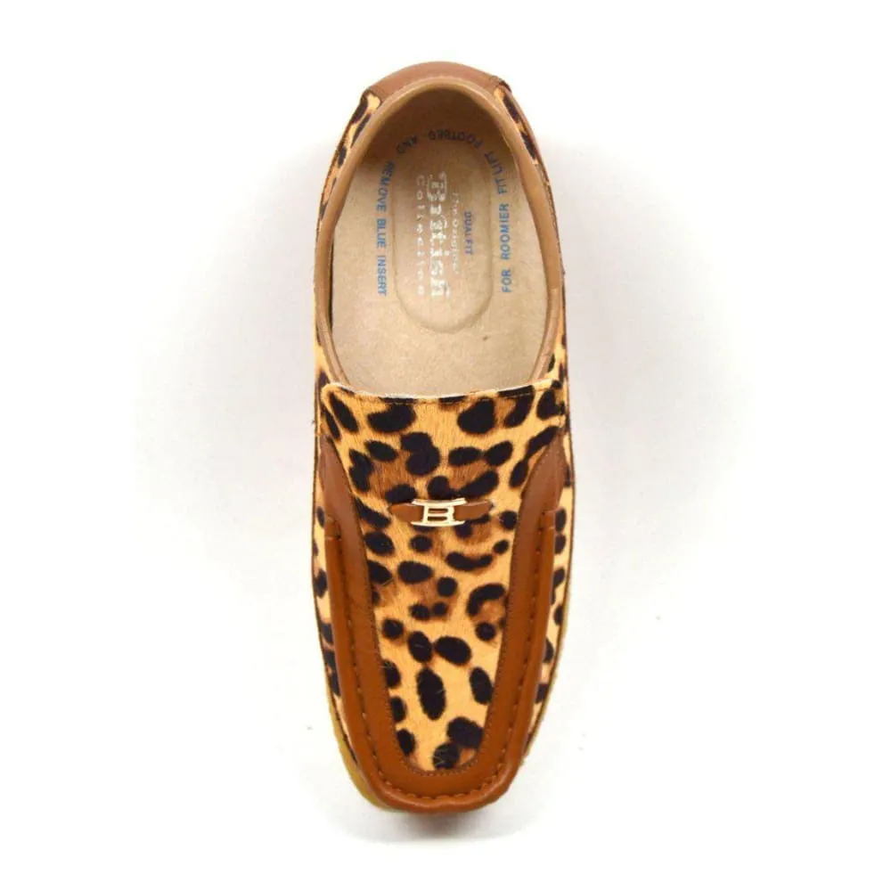 British Walkers Power 2 Limited Edition Men's Leopard Pony Skin Leather