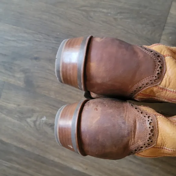 Brown Leather Cowboy Boots
