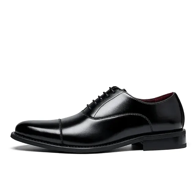 Brown Leather Oxford Shoes