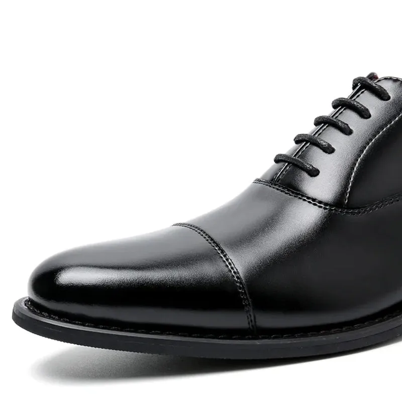 Brown Leather Oxford Shoes