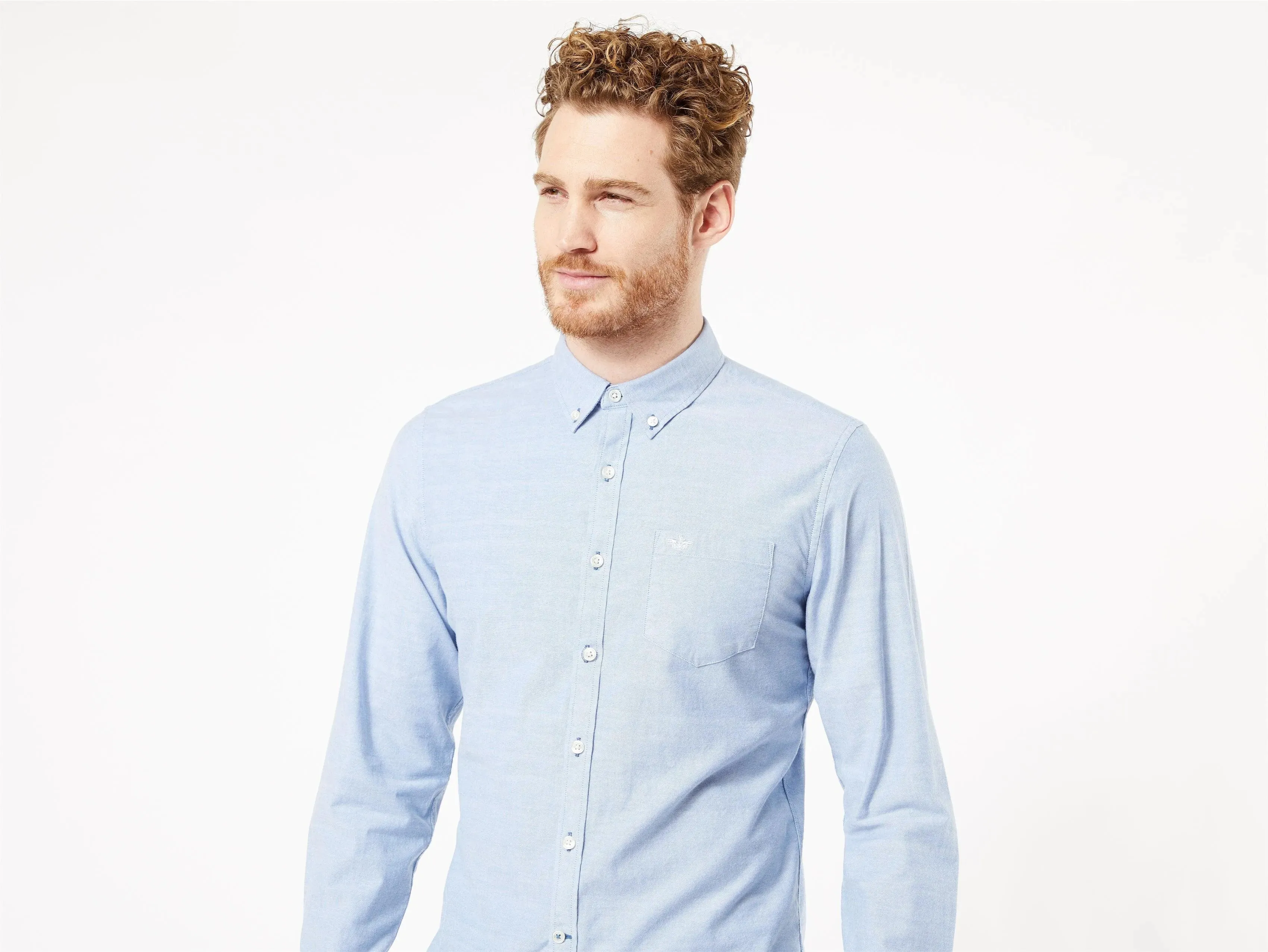 Camisa Slim Fit Cuello 2 Botones