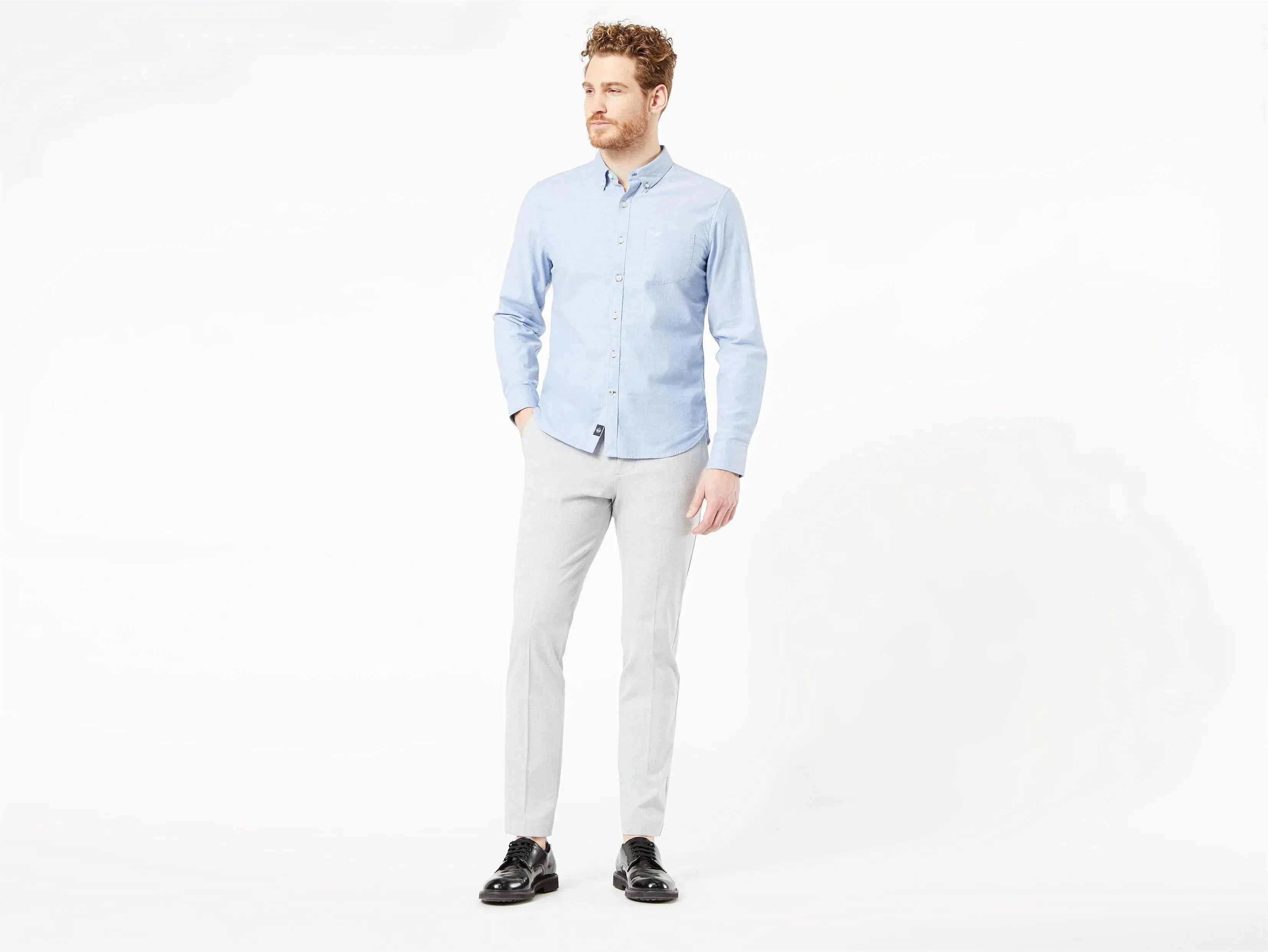 Camisa Slim Fit Cuello 2 Botones