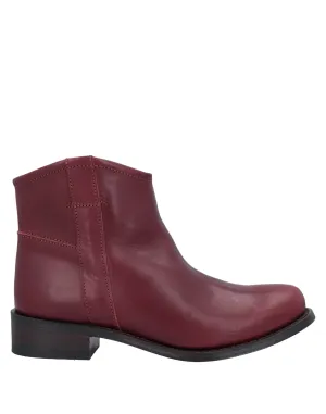 CAMPEROS Leather Ankle boots (17057317JT) Woman