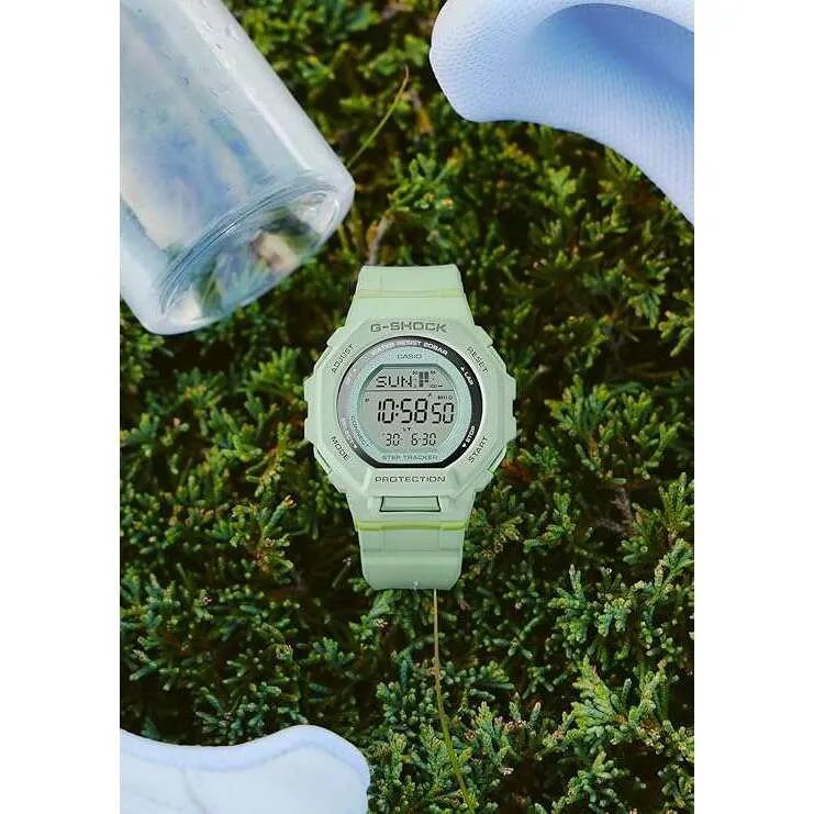 CASIO G-SHOCK BLUETOOTH DAY-DATE DIGITAL GREEN LADIES WATCH GMD-B300-3JF