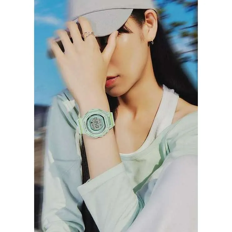 CASIO G-SHOCK BLUETOOTH DAY-DATE DIGITAL GREEN LADIES WATCH GMD-B300-3JF