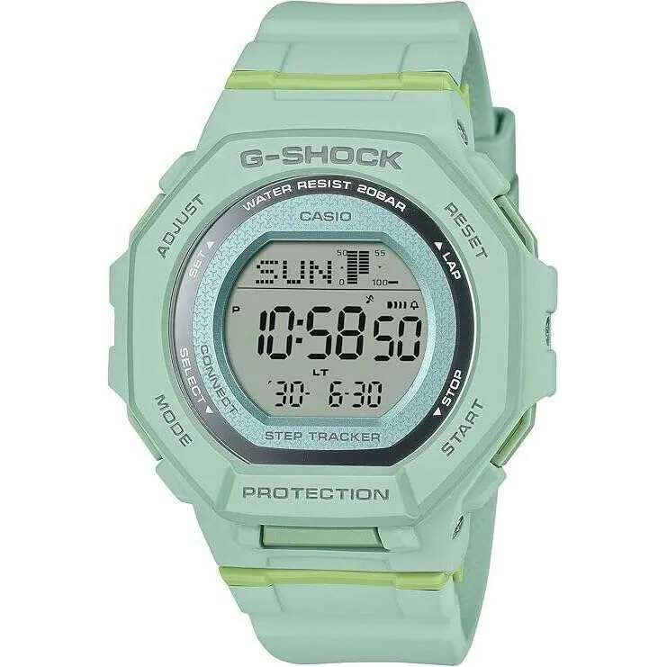 CASIO G-SHOCK BLUETOOTH DAY-DATE DIGITAL GREEN LADIES WATCH GMD-B300-3JF