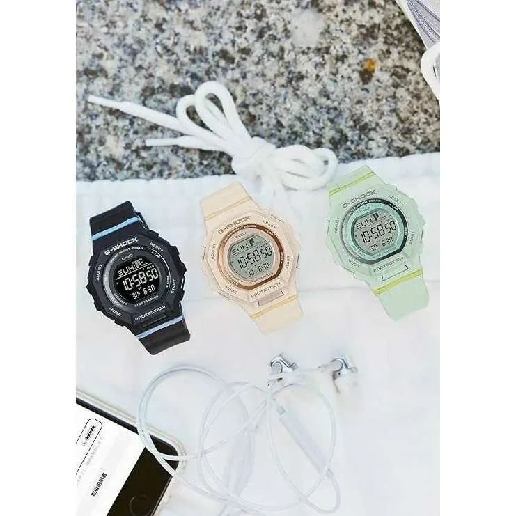 CASIO G-SHOCK BLUETOOTH DAY-DATE DIGITAL GREEN LADIES WATCH GMD-B300-3JF