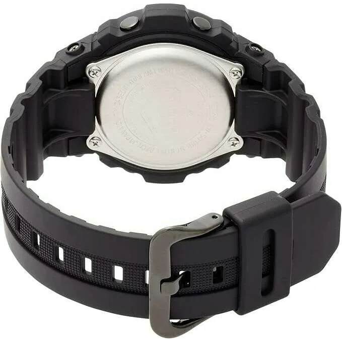 CASIO G-SHOCK DAY-DATE ALL BLACK ANALOG DIGITAL MEN WATCH AW-591BB-1AJF