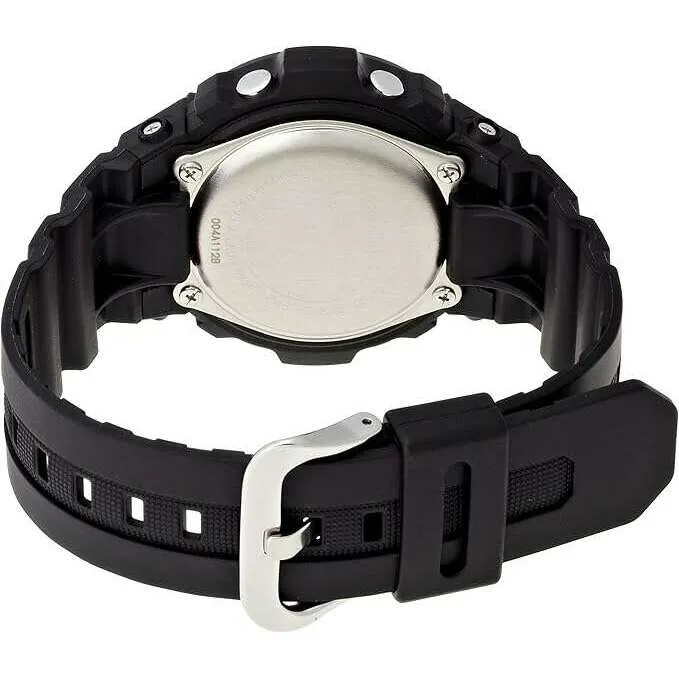 CASIO G-SHOCK DAY-DATE SOLAR ANALOG DIGITAL DIAL BLACK STRAP MEN WATCH AWG-M100-1AJF