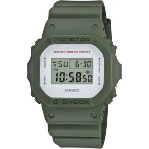 CASIO G-SHOCK DIGITAL DIAL DAY-DATE GREEN RESIN STRAP MEN WATCH DW-5600M-3JF