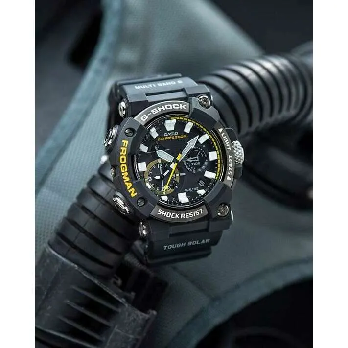 CASIO G-SHOCK DIVER'S WATCH FROGMAN CARBON CORE GUARD BLACK MEN WATCH GWF-A1000-1AJF