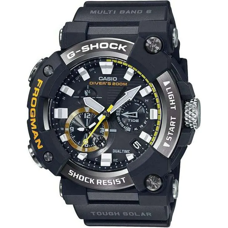 CASIO G-SHOCK DIVER'S WATCH FROGMAN CARBON CORE GUARD BLACK MEN WATCH GWF-A1000-1AJF