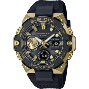 CASIO G-SHOCK G-STEEL BLUETOOTH SOLAR ANALOG DIGITAL BLACK & GOLD MEN WATCH GST-B400GB-1A9JF
