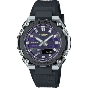 CASIO G-SHOCK G-STEEL BLUETOOTH SOLAR BLACK & NAVY BLUE MEN WATCH GST-B600A-1A6JF