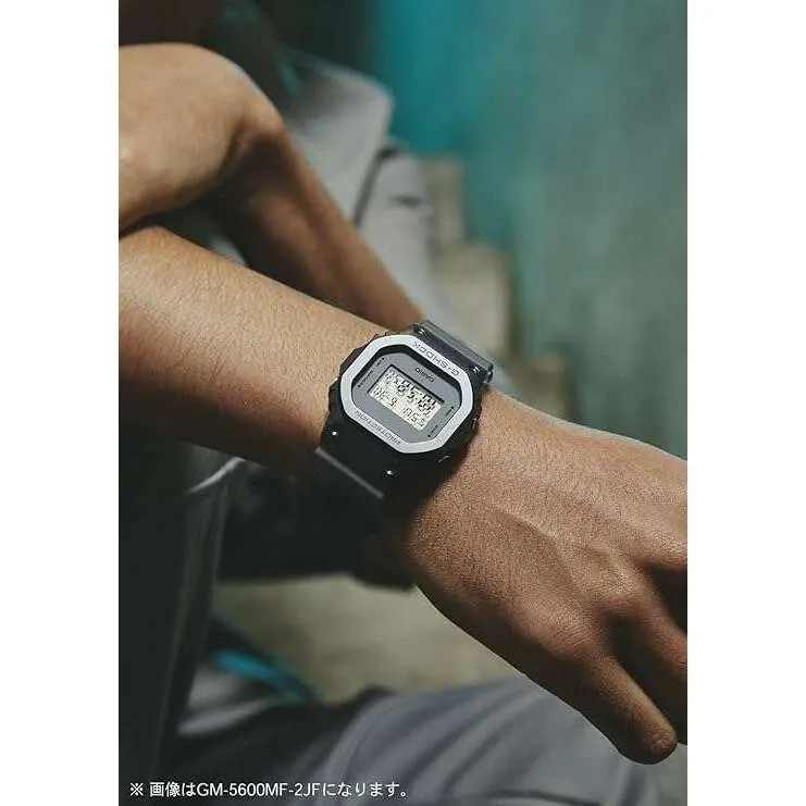 CASIO G-SHOCK METAL COVERED DIGITAL ALL BLACK MEN WATCH GM-5600B-1JF