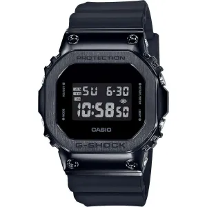 CASIO G-SHOCK METAL COVERED DIGITAL ALL BLACK MEN WATCH GM-5600B-1JF