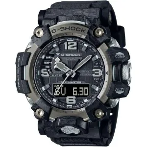 CASIO G-SHOCK MUDMASTER RADIO SOLAR ANALOG DIGITAL BLACK MEN WATCH GWG-2000-1A1JF