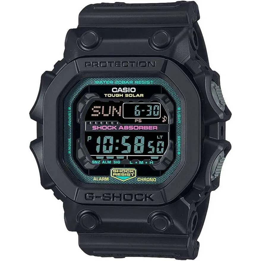 CASIO G-SHOCK MULTI FLUORESCENT COLOR SERIES DIGITAL BLACK MEN WATCH GX-56MF-1JF