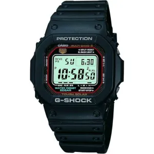 CASIO G-SHOCK RADIO SOLAR EL BACKLIGHT DAY-DATE DIGITAL DIAL BLACK MEN WATCH GW-M5610-1JF