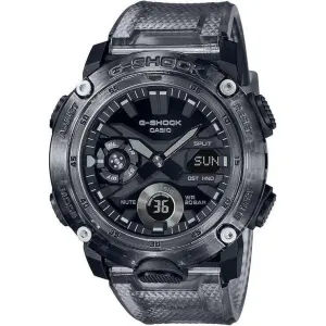 CASIO G-SHOCK SKELETON SERIES ANALOG DIGITAL BLACK & GREY MEN WATCH GA-2000SKE-5AJF