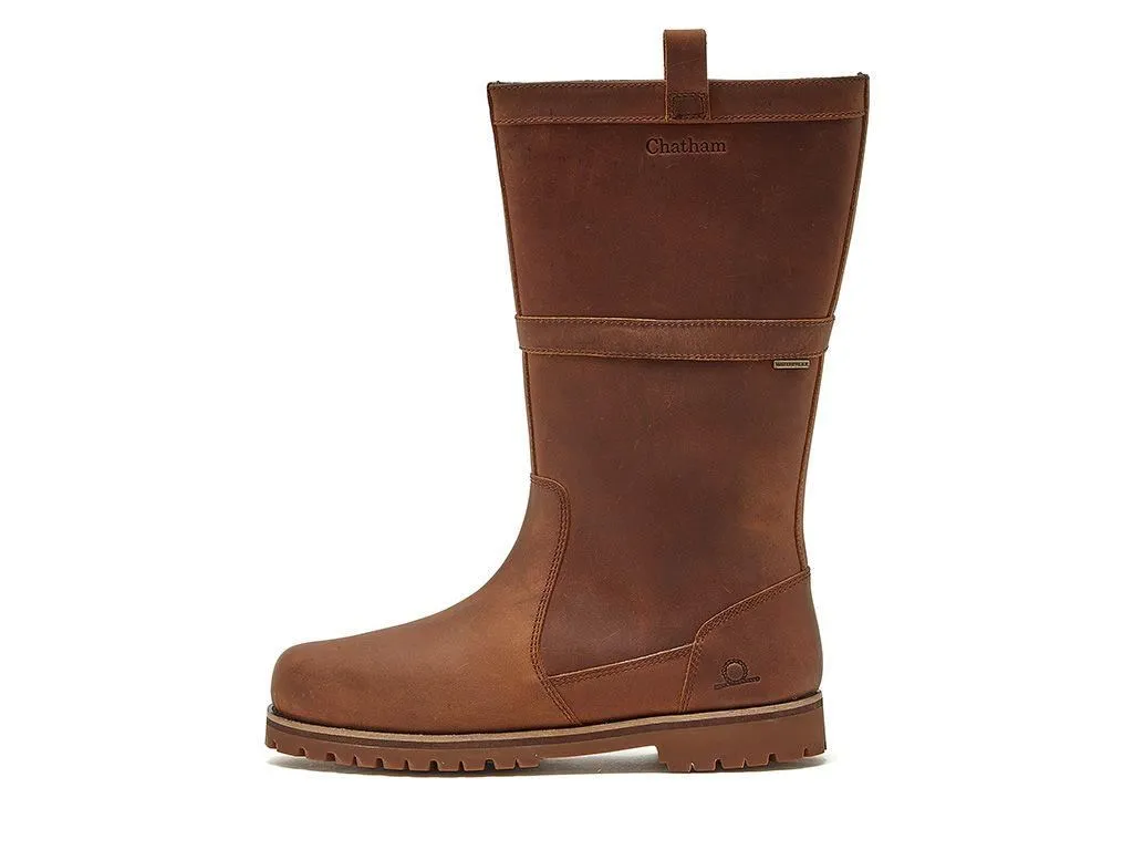 Chatham Men's Loyton Waterproof Leather Boots in Walnut 6 to 12