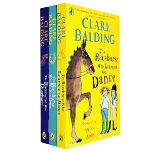Clare Balding Charlie Bass Collection 3 Books Set (The The Racehorse Who Wouldn't Gallop)