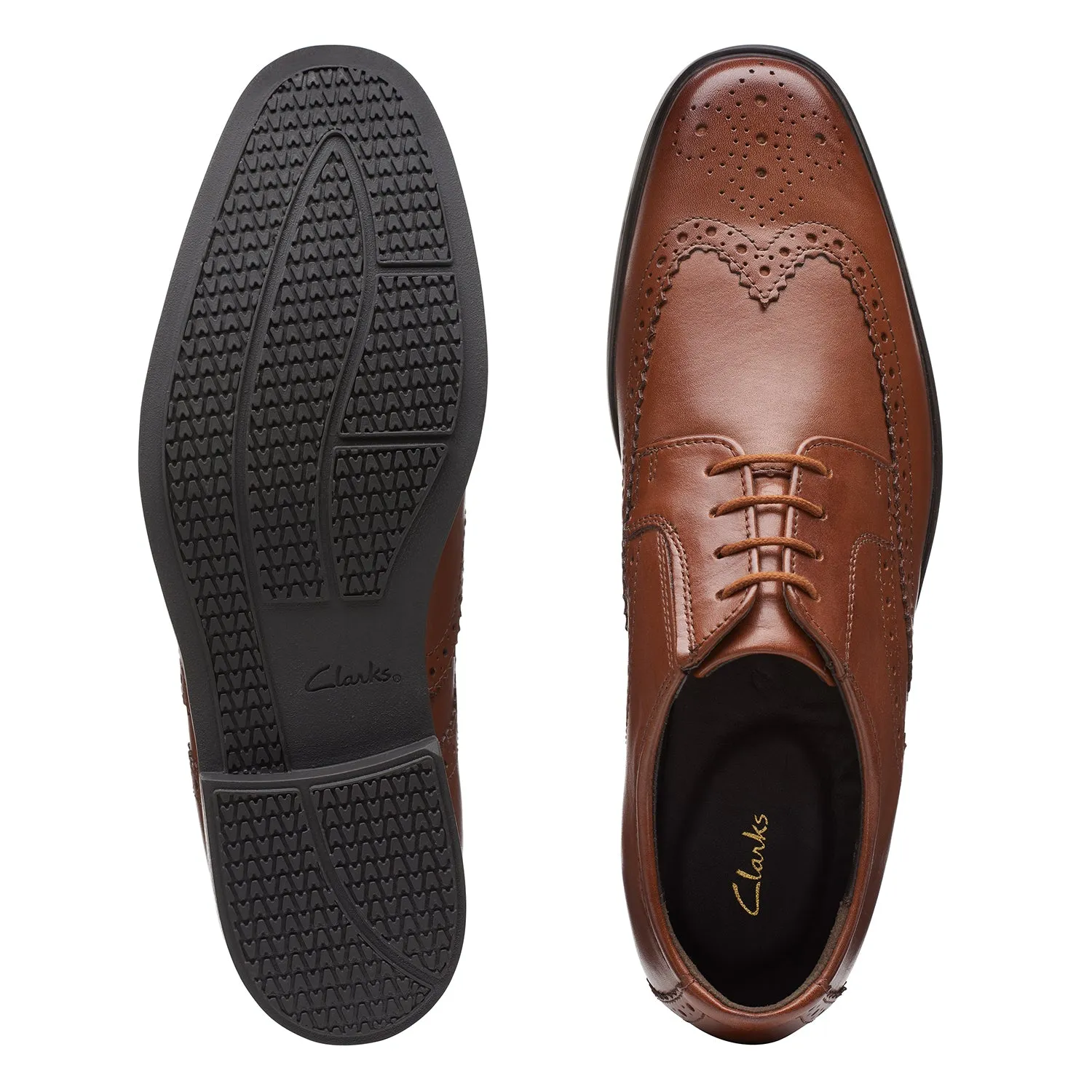 CLARKS  HOWARD WING (STANDARD FIT)