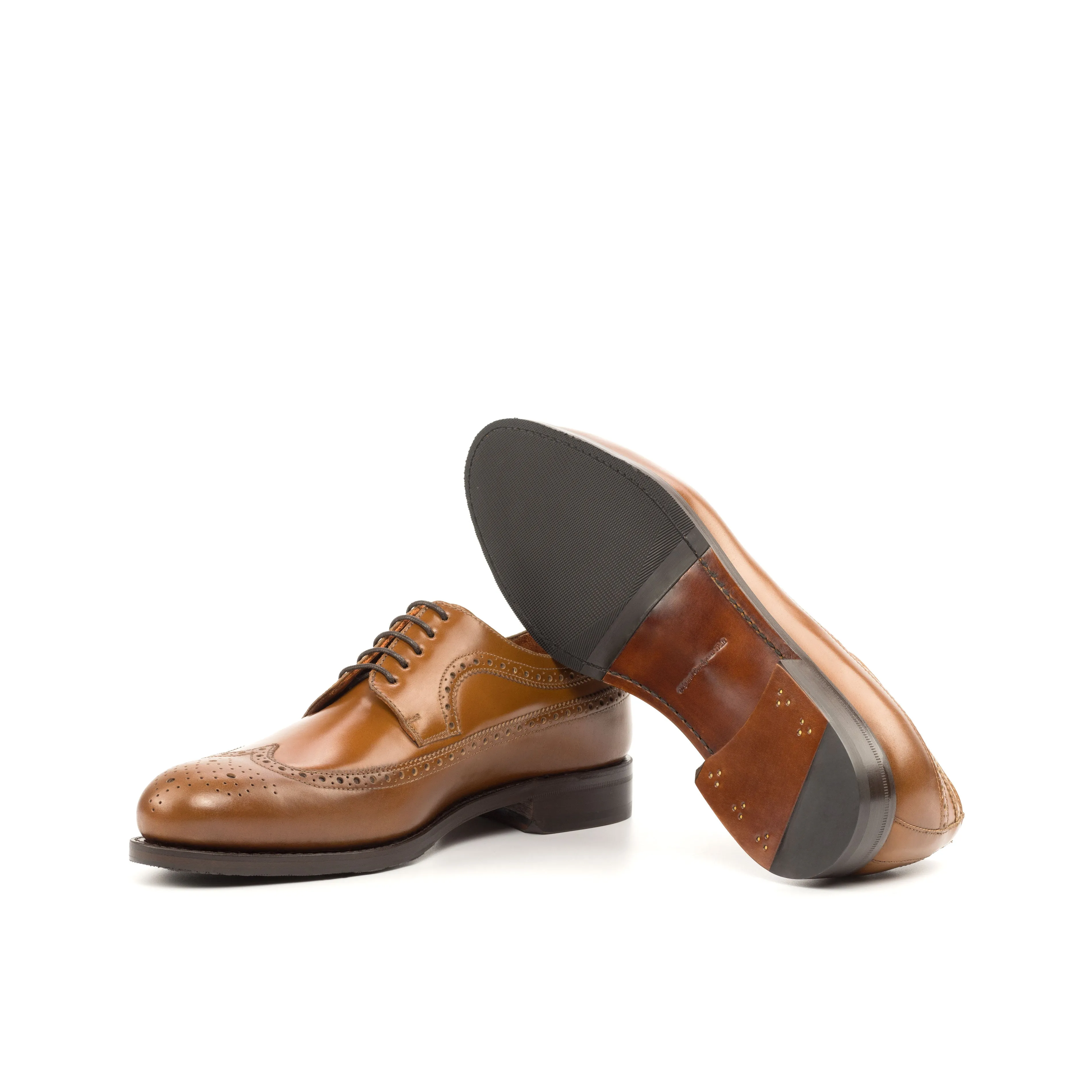 Cognac Shell Cordovan Longwing Blucher