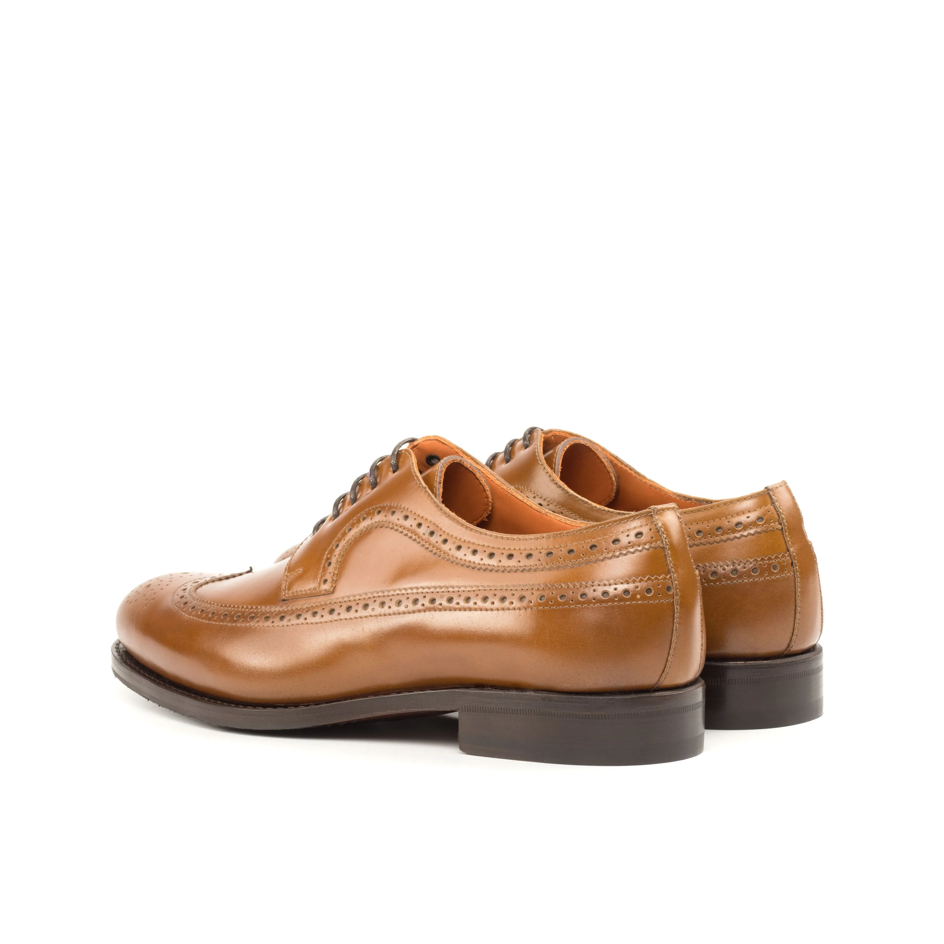 Cognac Shell Cordovan Longwing Blucher