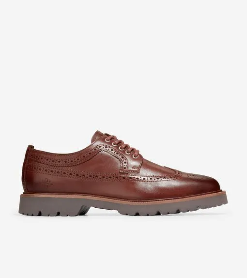 Cole Haan Men's American Classics Longwing Oxfords Woodbury/After Dark C37037